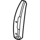 GM 84490400 Deflector, Front Outer Passenger Side
