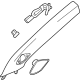 GM 42780751 Windshield Pillar Trim, Gray, Driver Side