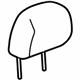 GM 20962252 Headrest, Titanium, Front