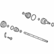 GM 84517899 Axle Assembly, Rear Driver Side