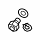 GM 12676405 Water Hose Assembly Connector