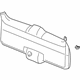 GM 15136277 Lower Trim Panel, Gray, Bottom Top
