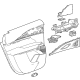 GM 85637949 Door Trim Panel, Black, Driver Side