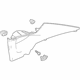 GM 23445343 Upper Quarter Trim, Titanium, Passenger Side