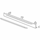 GM 22810845 Rocker Molding, Black, Driver Side