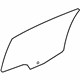 GM 25905218 Moveable Glass, Rear Driver Side