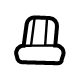 GM 13511710 Latch Clip, Front