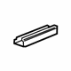 GM 23173264 Track Cover, Black, Front