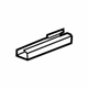 GM 23244553 Track Cover, Black, Front