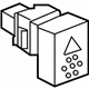GM 19316407 Hazard Switch, Rear
