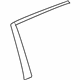 GM 23366328 Black Out Tape, Rear Driver Side