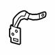 GM 13588088 Inner Finish Panel Bracket, Front Passenger Side