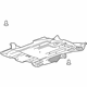 GM 84066543 Under Cover, Rear Driver Side