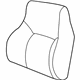 GM 12457162 Seat Back Cover, Front Passenger Side