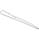 GM 85130367 Rocker Molding, Passenger Side, Carbon