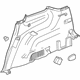 GM 84710059 Lower Quarter Trim, Black, Rear Driver Side