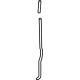 GM 42608316 Lock Rod, Driver Side