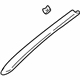 GM 22699660 Windshield Pillar Trim, Gray, Driver Side