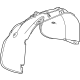GM 86789518 Fender Liner, Front Inner Driver Side