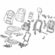GM 23439982 Seat Assembly, Brown, Front