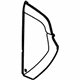 GM 84015626 Side Trim, Jet Black, Passenger Side