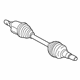 GM 22711821 Axle Assembly, Front Driver Side