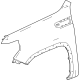 GM 85527634 Fender, Front Driver Side