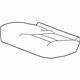 GM 84312528 Cushion Cover, Rear