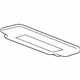 GM 13496458 Sunvisor, Black, Driver Side