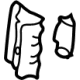 GM 85143754 Aperture Reinforcement, Passenger Side