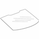 GM 39118550 Lift Gate Glass, Rear