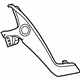 GM 23165000 Lower Pad, Black