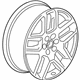 GM 84640406 Wheel, Alloy, Black; Red