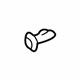 GM 16514113 Fog Lamp Assembly Retainer