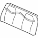 GM 19127773 Seat Back Pad, Rear