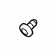 GM 11612061 Seat Belt Assembly Upper Bolt