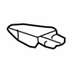 GM 25926501 Side Rail Front Cap, Driver Side
