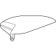 GM 42840901 Upper Plate, Jet Black
