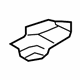 GM 22828126 Upper Striker Bracket, Center Driver Side