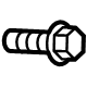 GM 11562383 Bumper Bolt