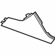 GM 22988316 Extension Panel, Brownstone, Front Passenger Side