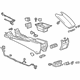 GM 23457885 Console Assembly, Brownstone, Front