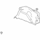 GM 26227360 Trunk Side Trim, Jet Black, Rear Passenger Side