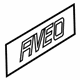 GM 96403865 Nameplate