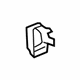 GM 15821039 Lock Pillar Lower Extension, Rear Driver Side