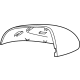 GM 42739391 Mirror Cover, Rear Driver Side