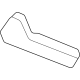 GM 85157499 Applique, Black, Lower Driver Side