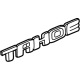GM 84707393 Nameplate, Black, Front