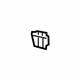 GM 20824676 Pad Lower Clip, Rear