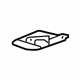 GM 15830965 Upper Track Lower Support, Rear